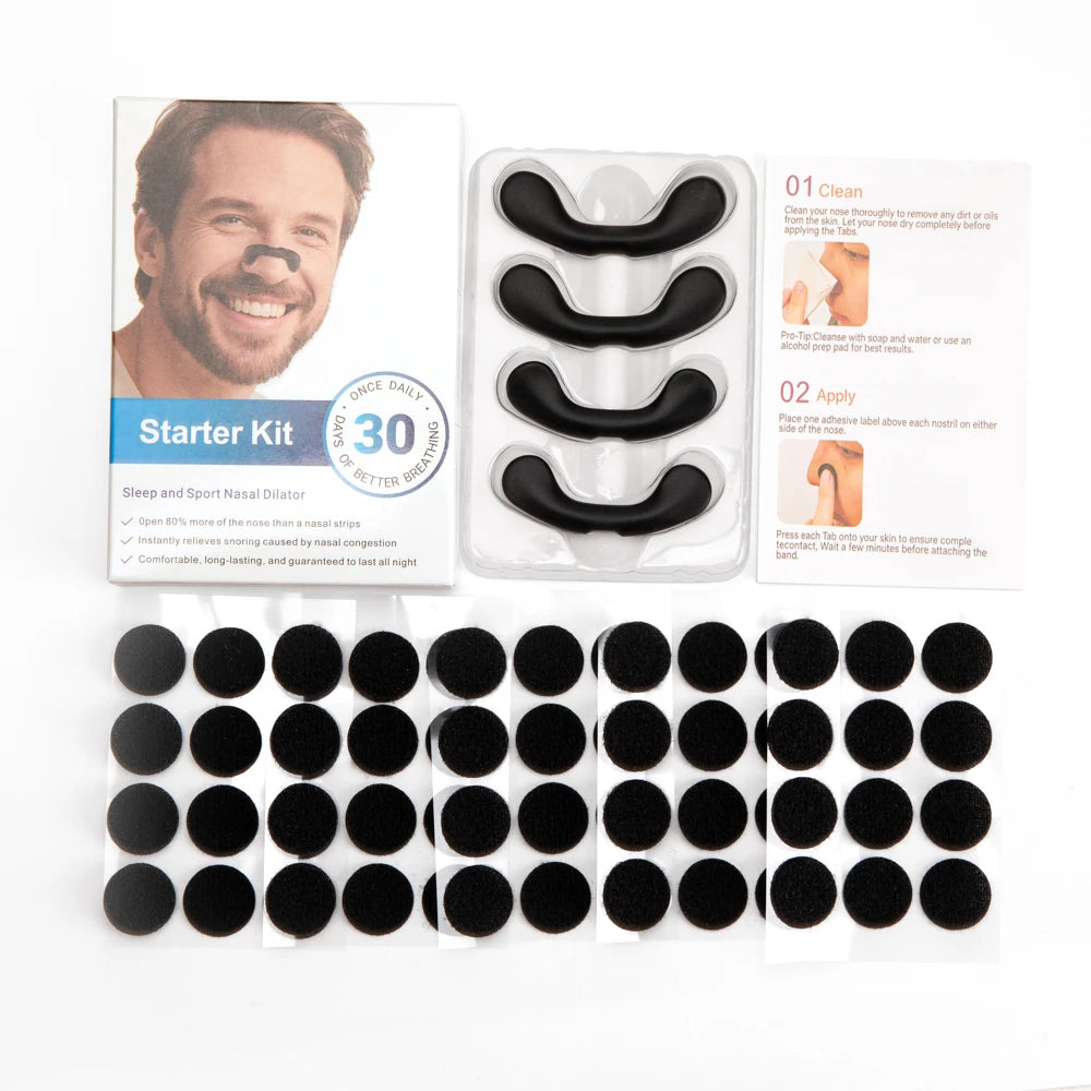 Nasal Dilator Sleep Nasal Breathing Dilators Starter Kit Nose Breathe Strips Nasal Strips Reduce Snoring Increase Air